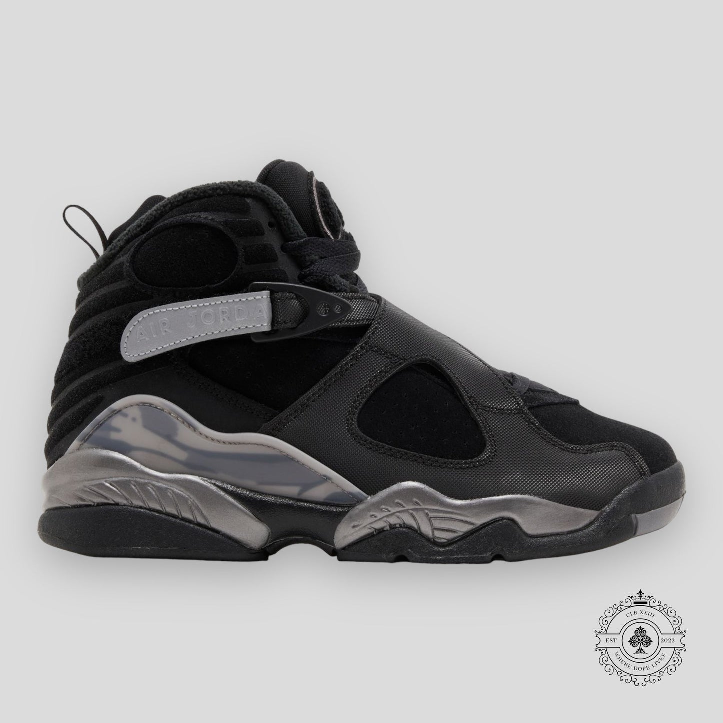 Air Jordan 8 Retro GS Winterized Gunsmoke