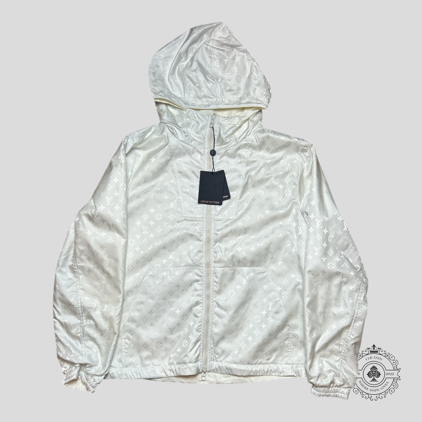 Louis Vuitton Monogram Reversible Windbreaker in White