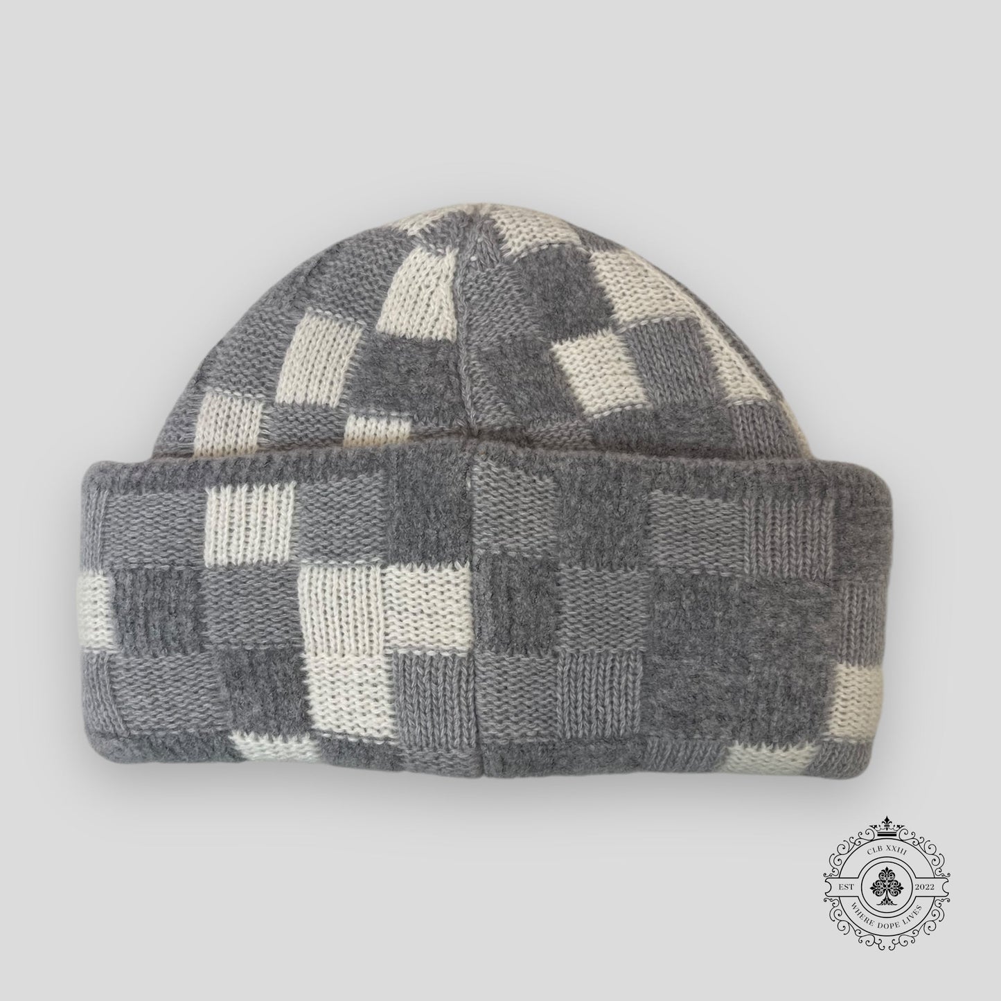 Louis Vuitton LV Crush Bonnet Beanie in Grey