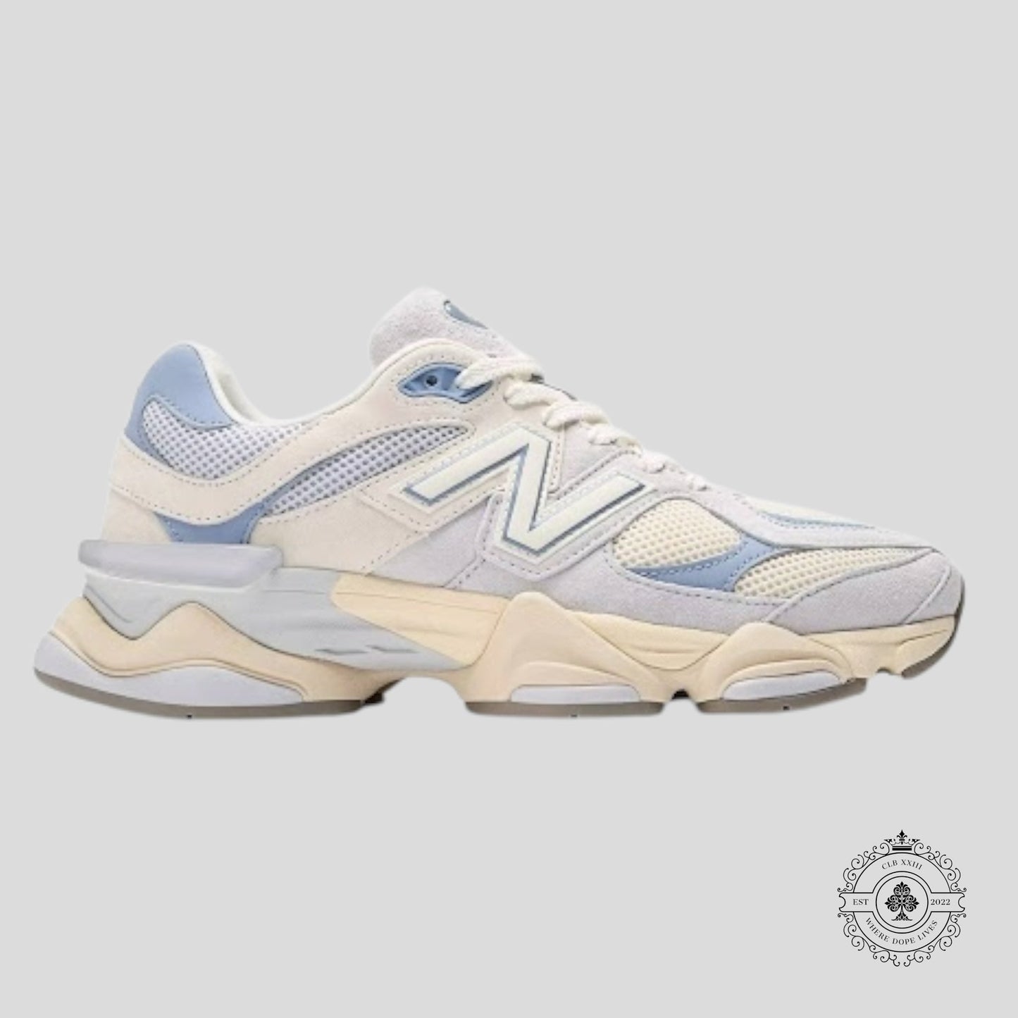 New Balance 9060 Pearl Grey Linen