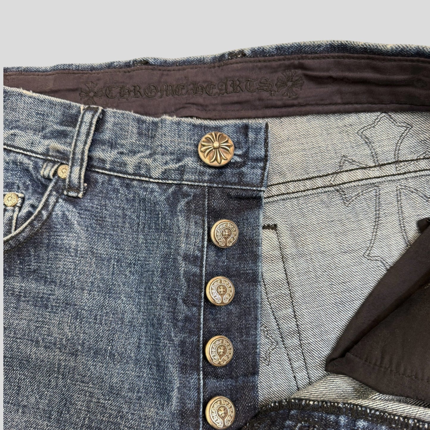Chrome Hearts Gel Patch Turbo Diesel Jeans
