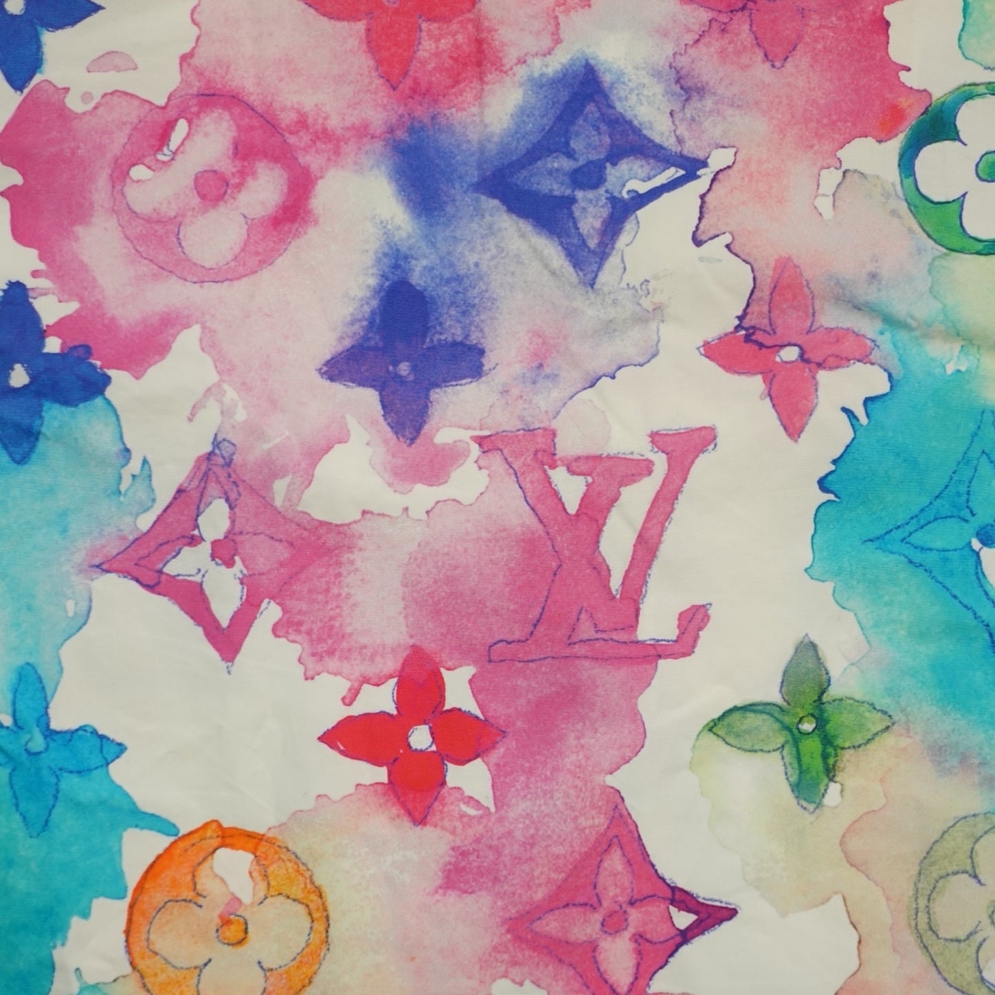Louis Vuitton Watercolor Button Up in Multicolor