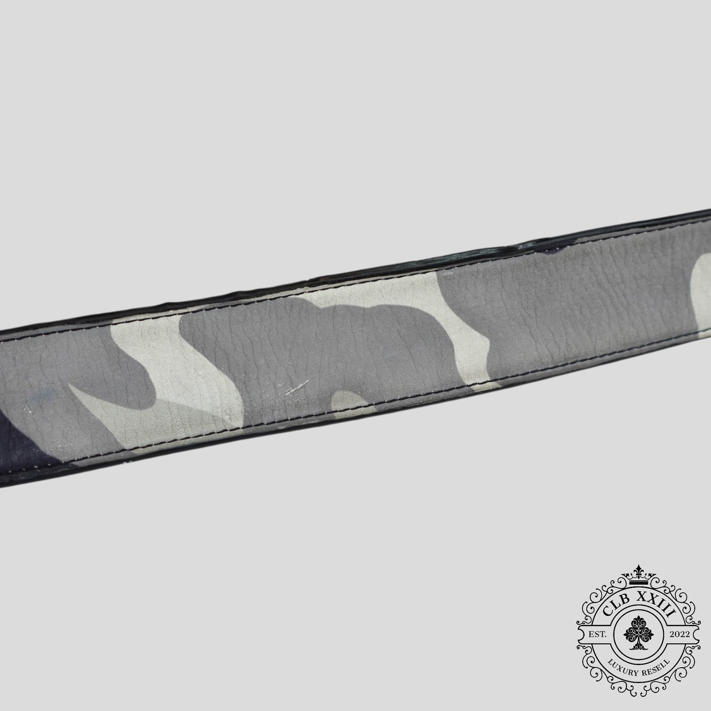 Chrome Hearts Snow Camo Belt Strap