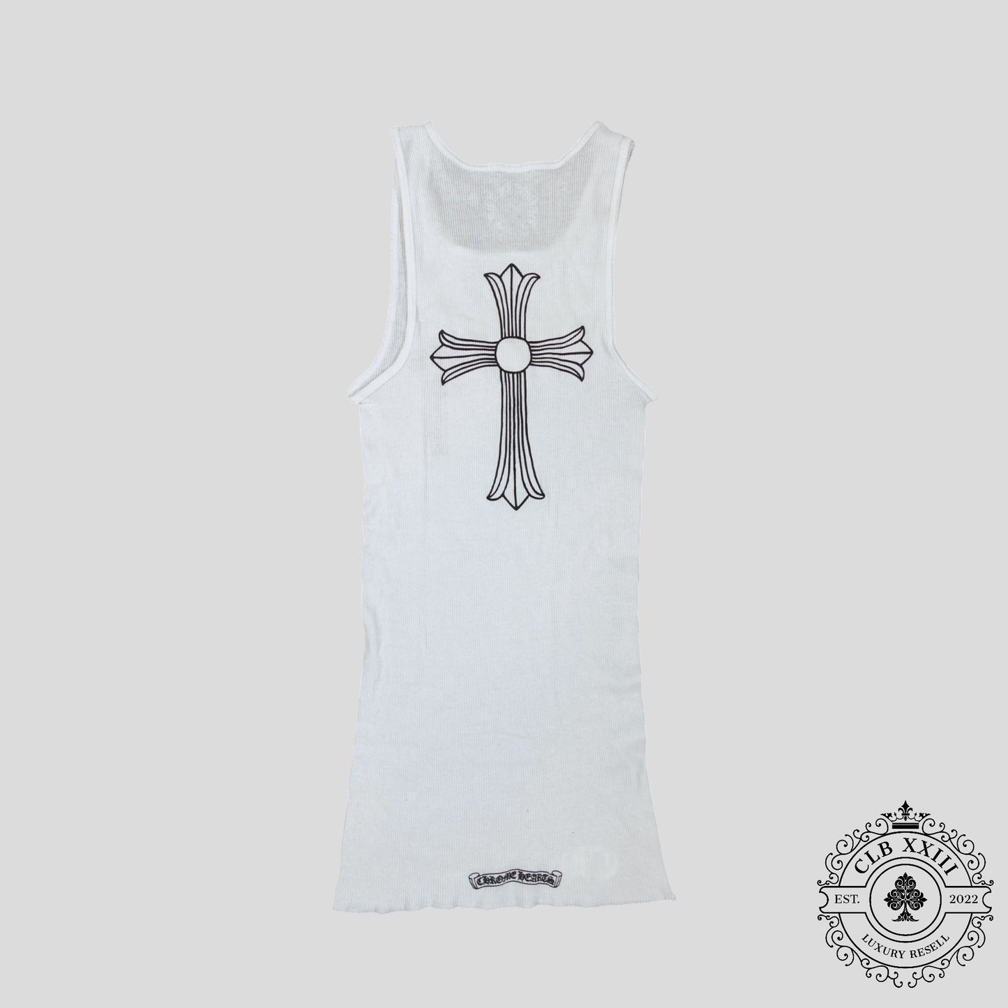 Chrome Hearts Cross Tank Top in White