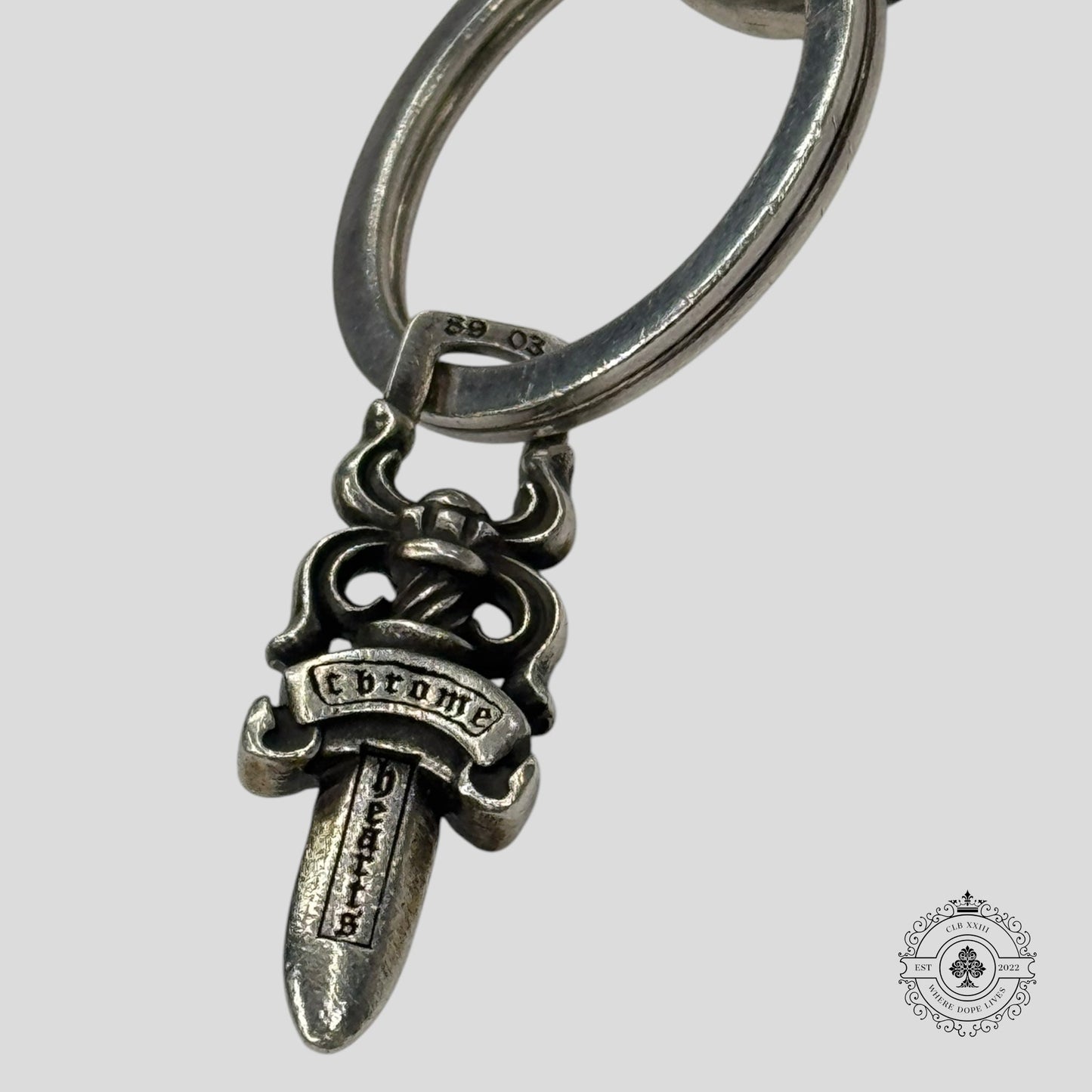 Chrome Hearts Fancy Link Dagger Keychain