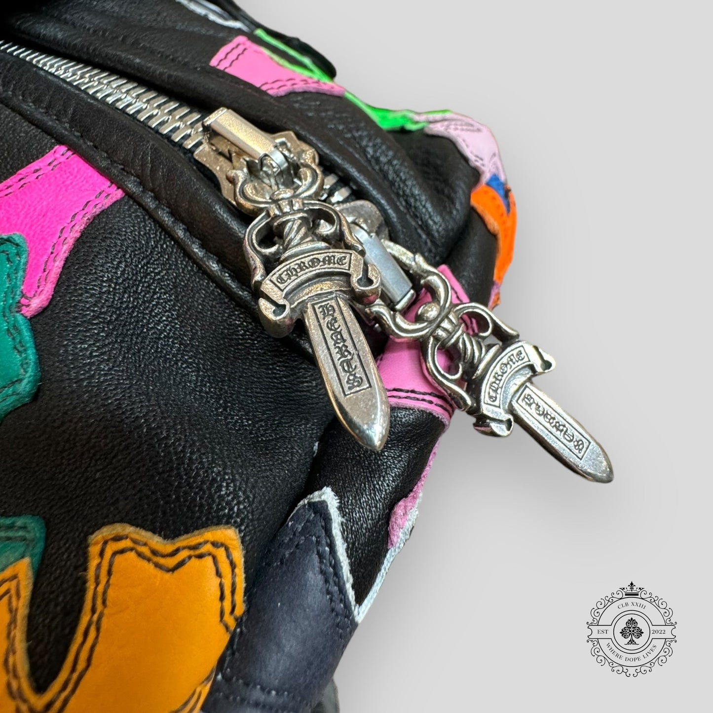 Chrome Hearts Multi-Color Cross Patch Mini Duffle