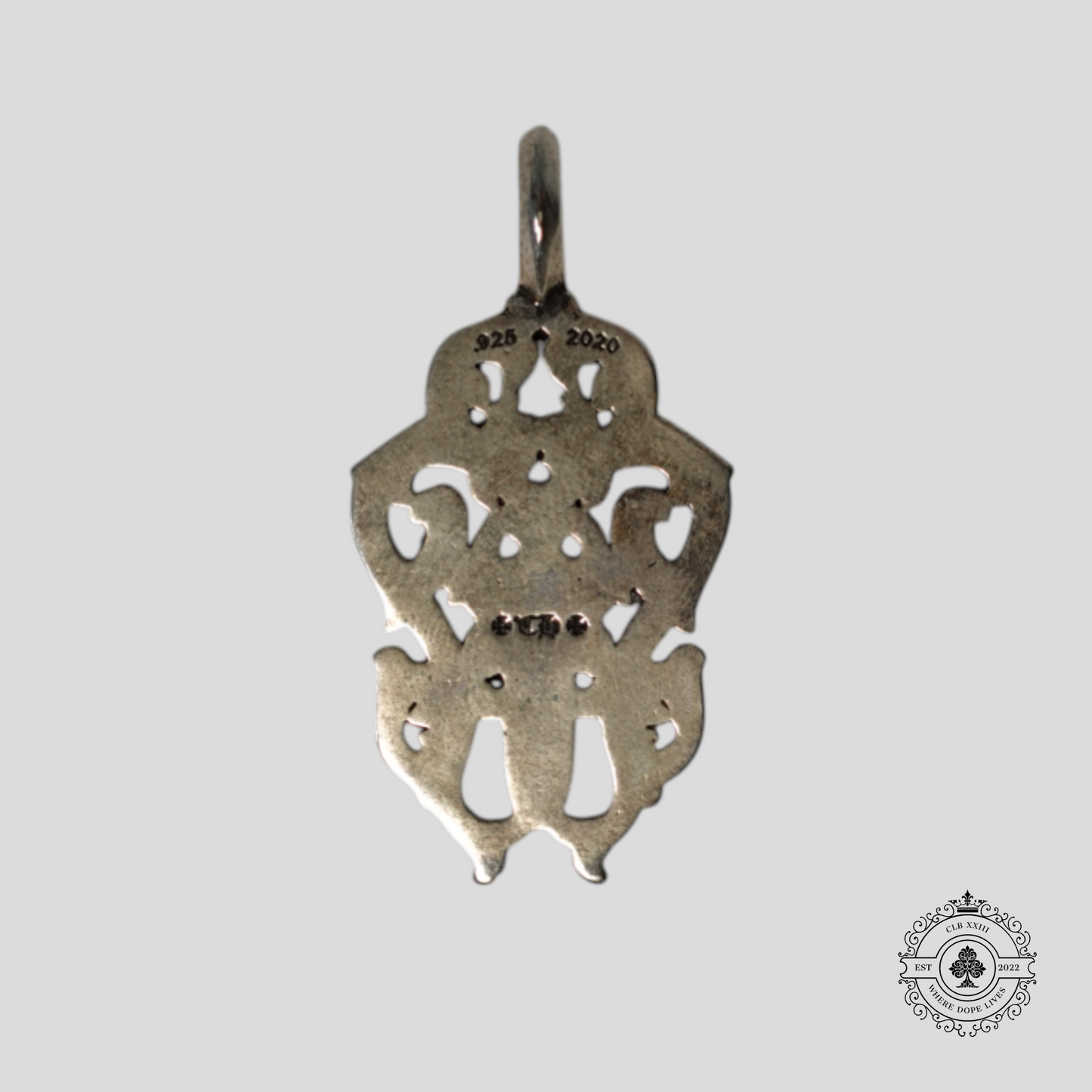 Chrome Hearts Vine Dagger Pendant in Silver