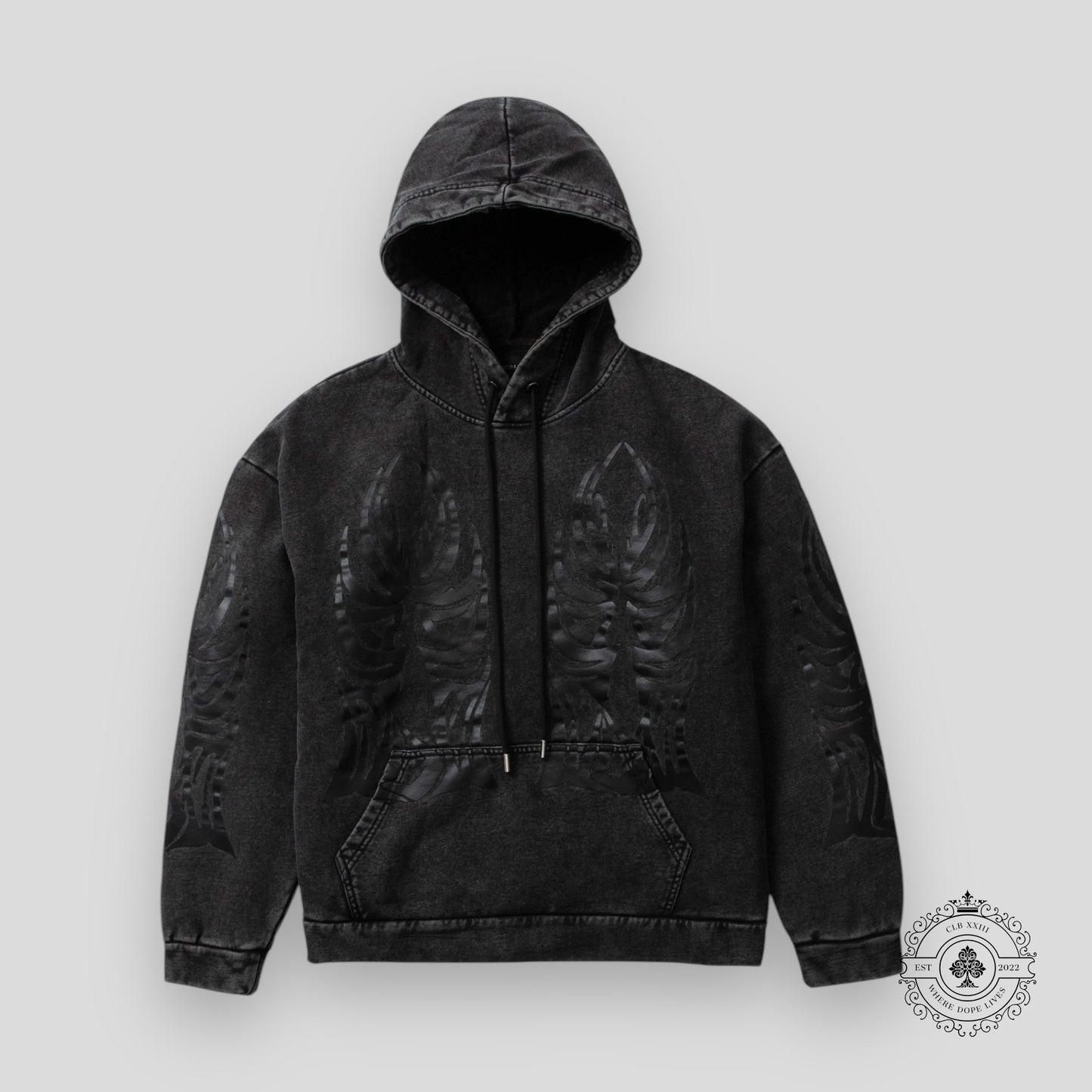 Who Decides War Winged Logo Hooded Sweatshirt