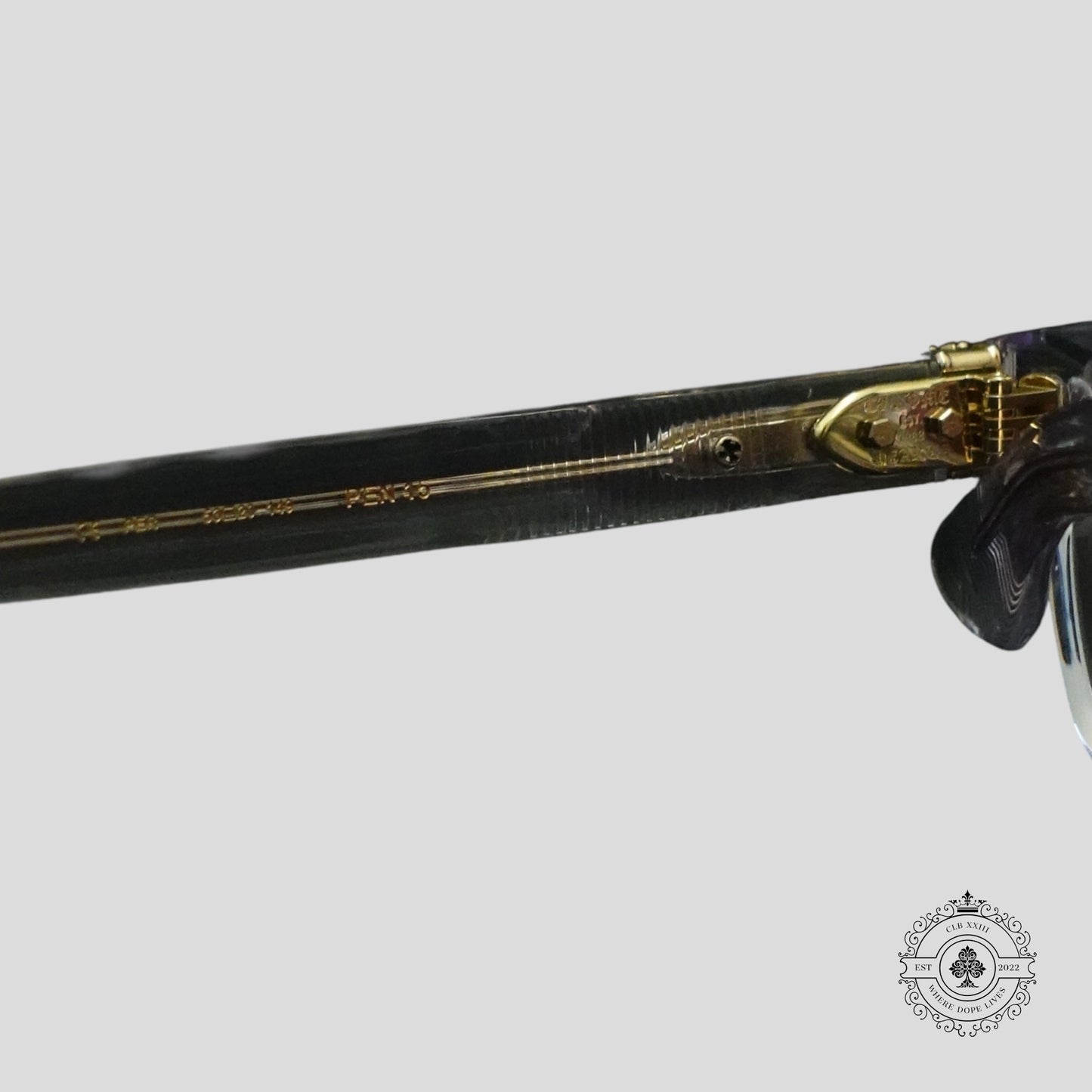 Chrome Hearts Pen 15 Glasses in Clear/Gold