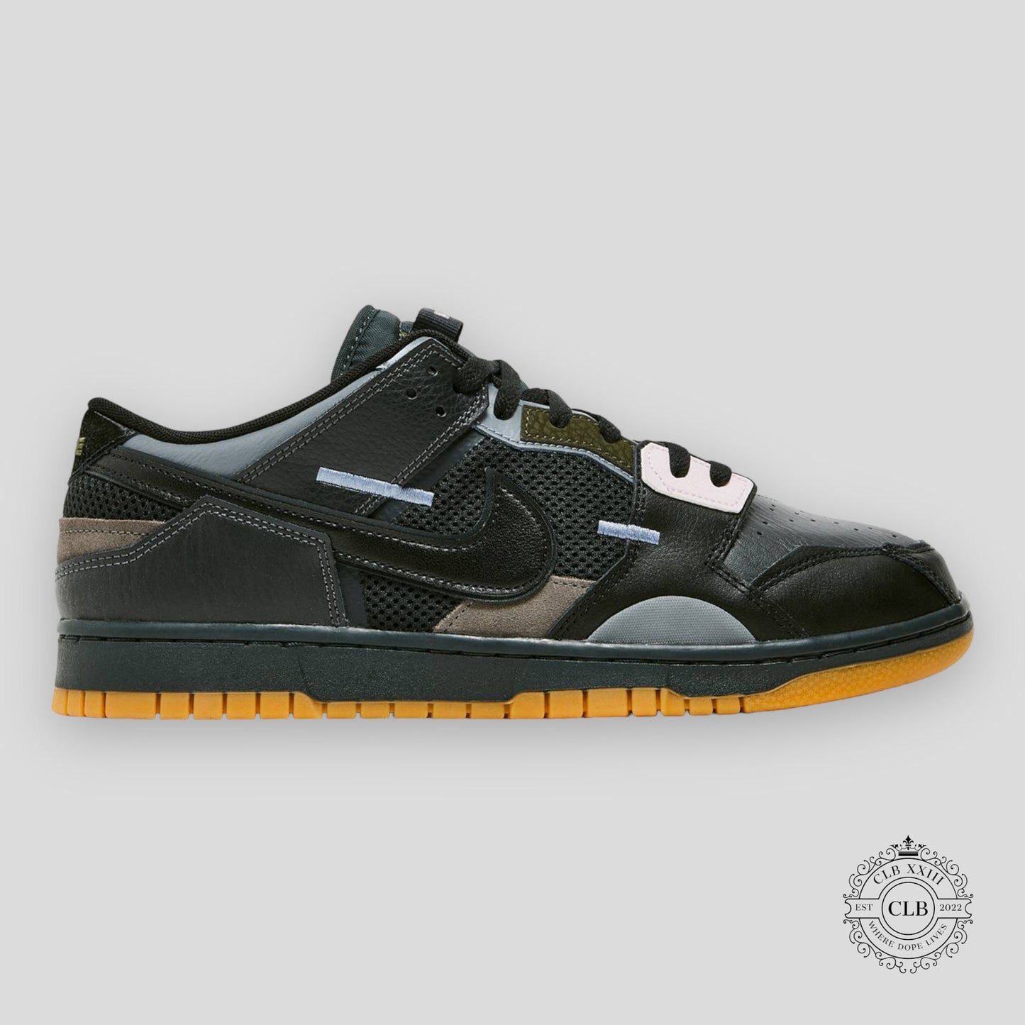 NIKE DUNK LOW SCRAP "BLACK GUM"