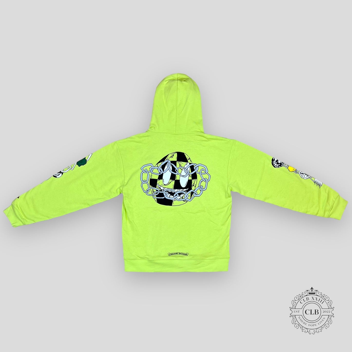 Chrome Hearts Matty Boy Link Hoodie in Green