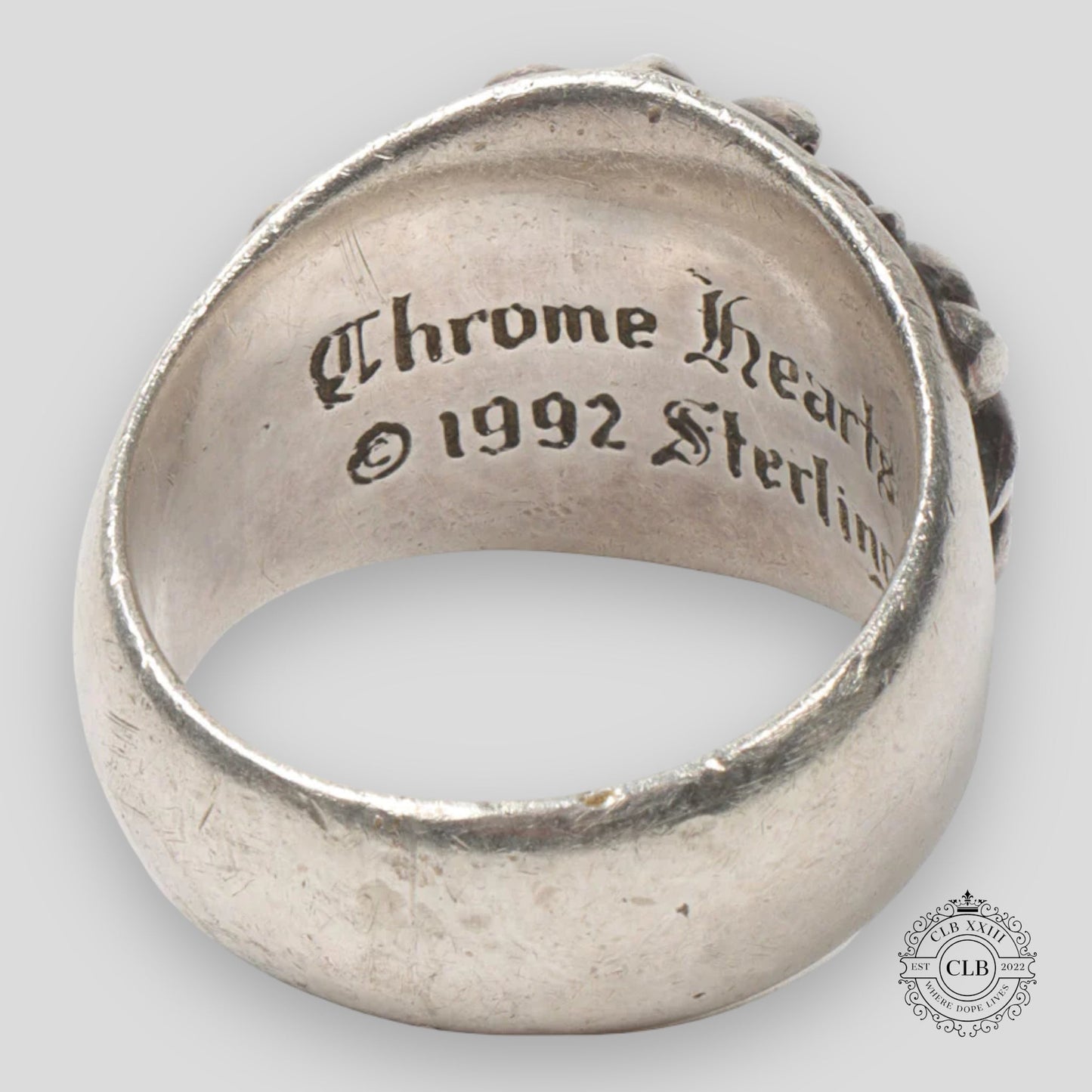 CHROME HEARTS KEEPER RING