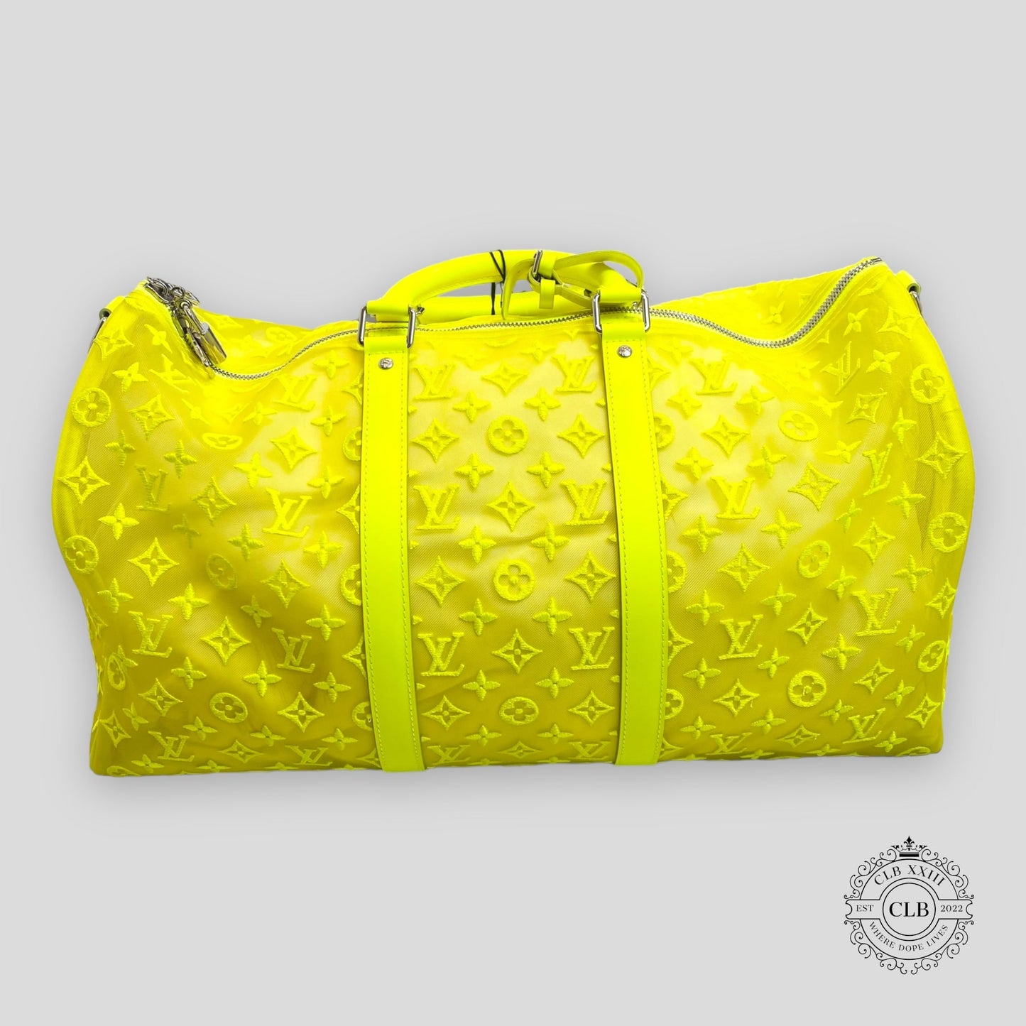 LOUIS VUITTON MESH KEEPALL BANDOULIERE 50 - YELLOW