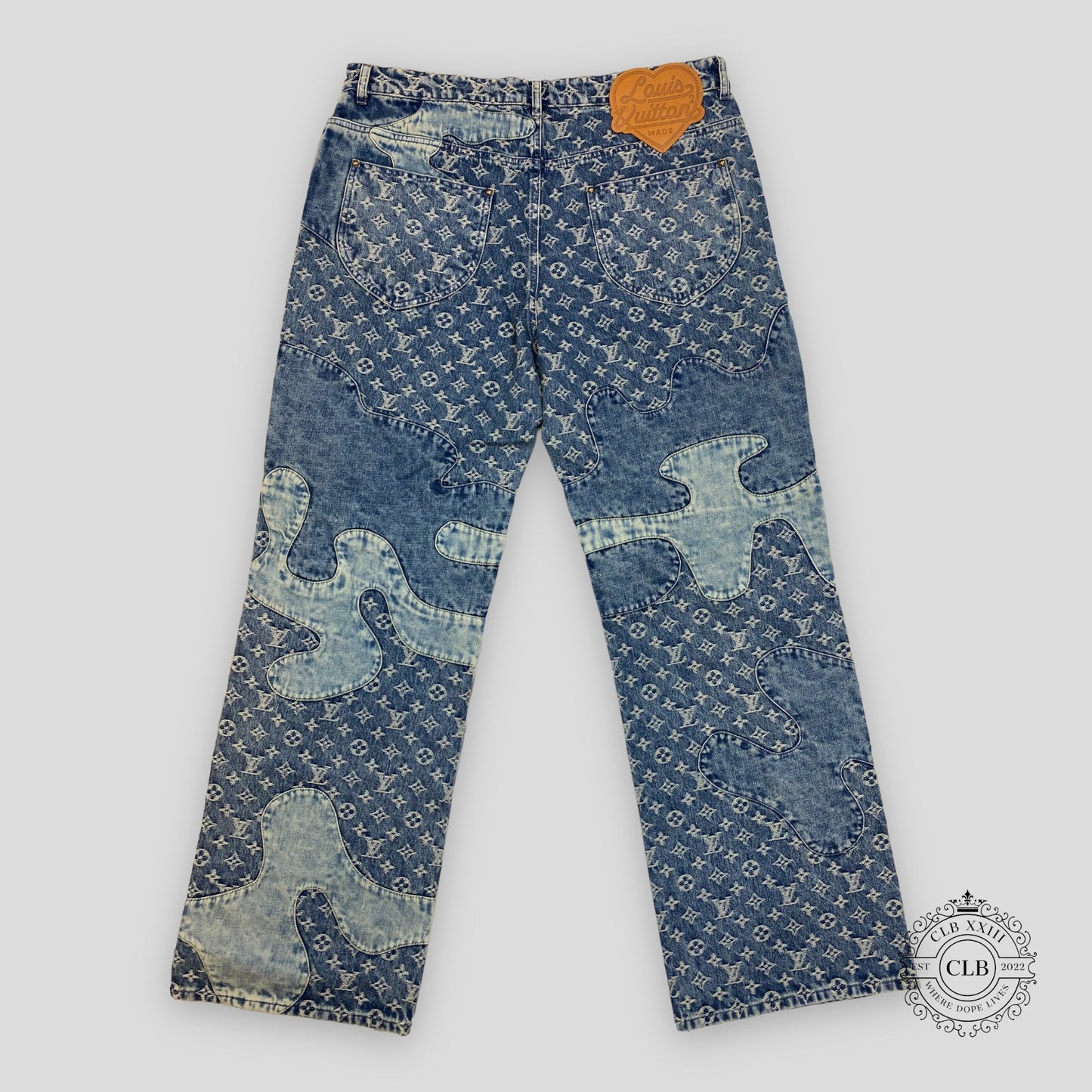 Louis Vuitton X Nigo Patchwork Monogram Denim Jeans
