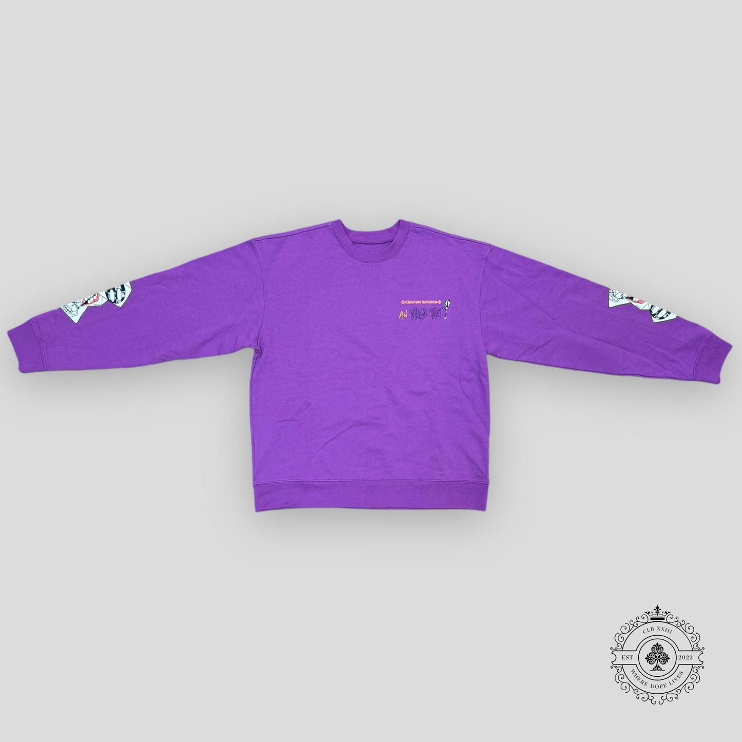 Chrome Hearts Matty Boy An That's That Crewneck in Purple