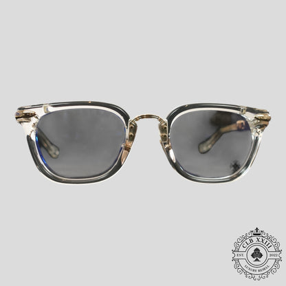Chrome Hearts Tittansluvr Glasses in Clear/Gold