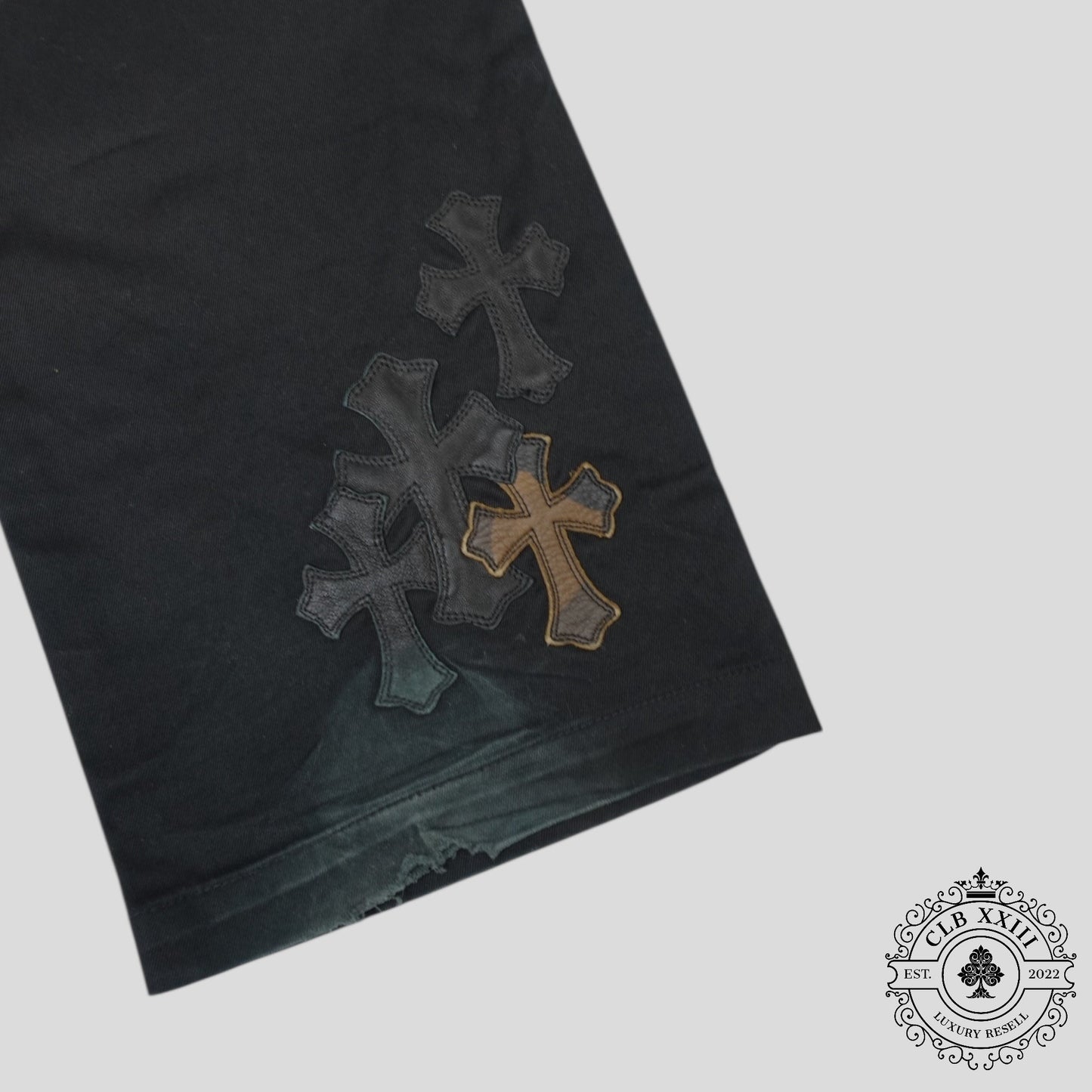 Chrome Hearts Cross Patch Chino Pants in Black/Camo