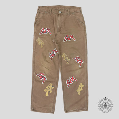 Chrome Hearts Sex Records Patch Carpenter Pants