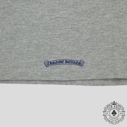 Chrome Hearts Women's Triple Cross Flocked Sleeveless Shirt in Gray