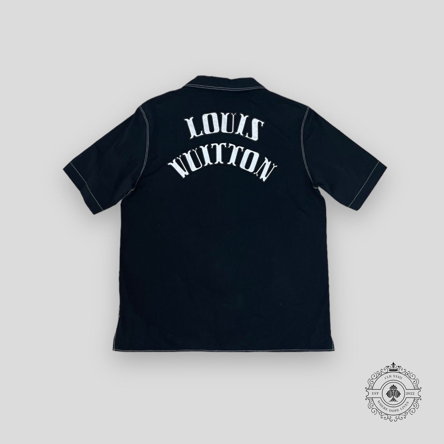 Louis Vuitton Embroidered Short-Sleeved Shirt