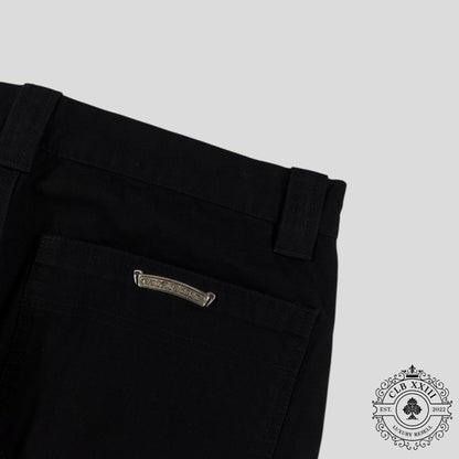 Chrome Hearts Double Knee Carpenter Pants in Black