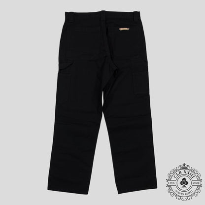 Chrome Hearts Double Knee Carpenter Pants in Black