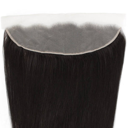 Malaysian Straight 13x4 Transparent Lace Human Hair Frontal