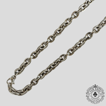 Chrome Hearts XXL Paper Chain Necklace in Silver
