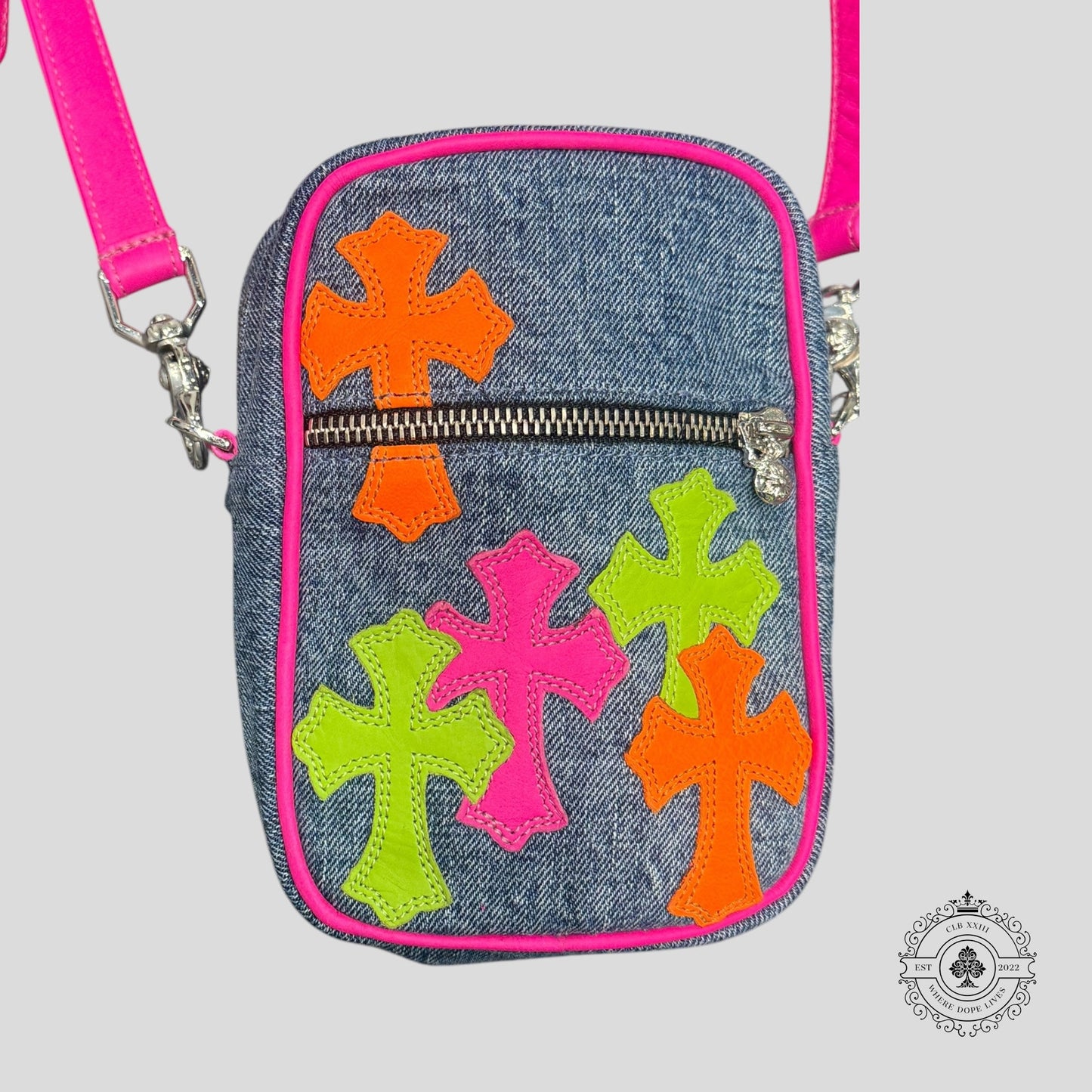 Chrome Hearts Art Basel Cross Patch Takka Bag