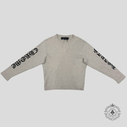 Chrome Hearts Cashmere Knit Sweater in Grey