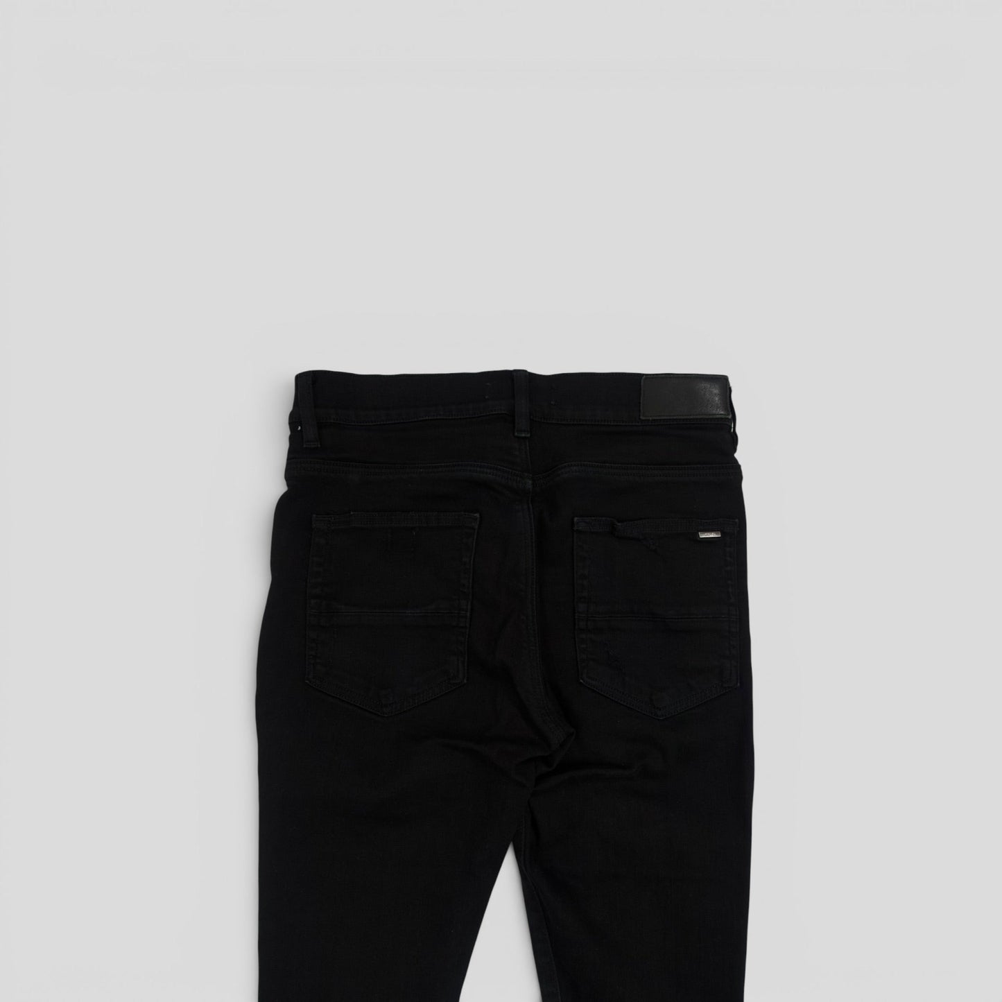 Amiri MX1 Aloha Patch Jeans in Black