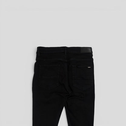 Amiri MX1 Aloha Patch Jeans in Black