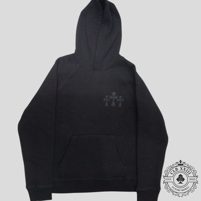 Chrome Hearts Cemetery Cross Seven-11 Hoodie in Black