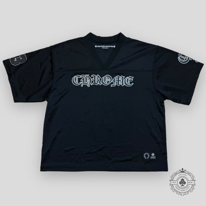 Chrome Hearts Mesh Warm Up Jersey in Black
