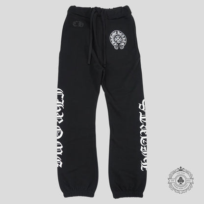 Chrome Hearts Horseshoe Logo Sweatpants in Black