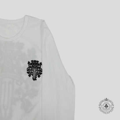 Chrome Hearts Dagger Thermal Long Sleeve in White