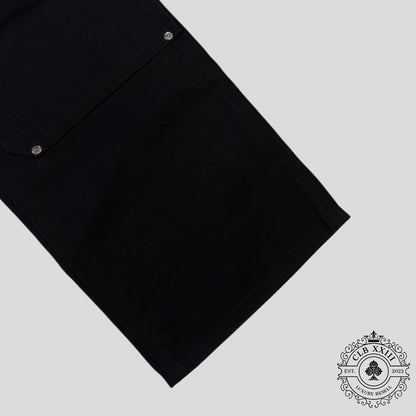 Chrome Hearts Double Knee Carpenter Pants in Black