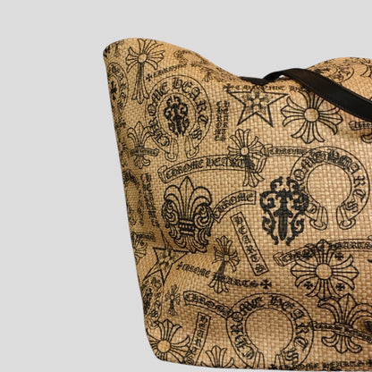Chrome Hearts Stencil Beach Bag in Tan
