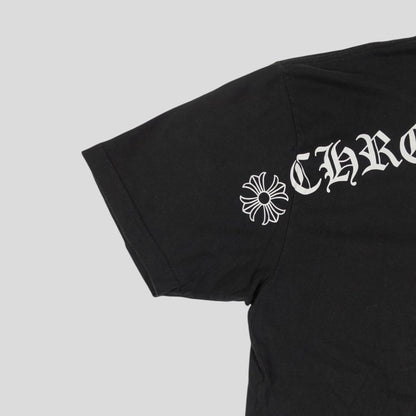 Chrome Hearts Scroll Logo Pocket Tee in Black - Preowned