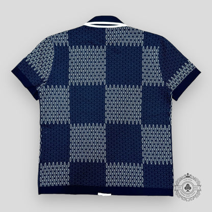Louis Vuitton Damier Jacquard Quilted Cotton Button Up Shirt