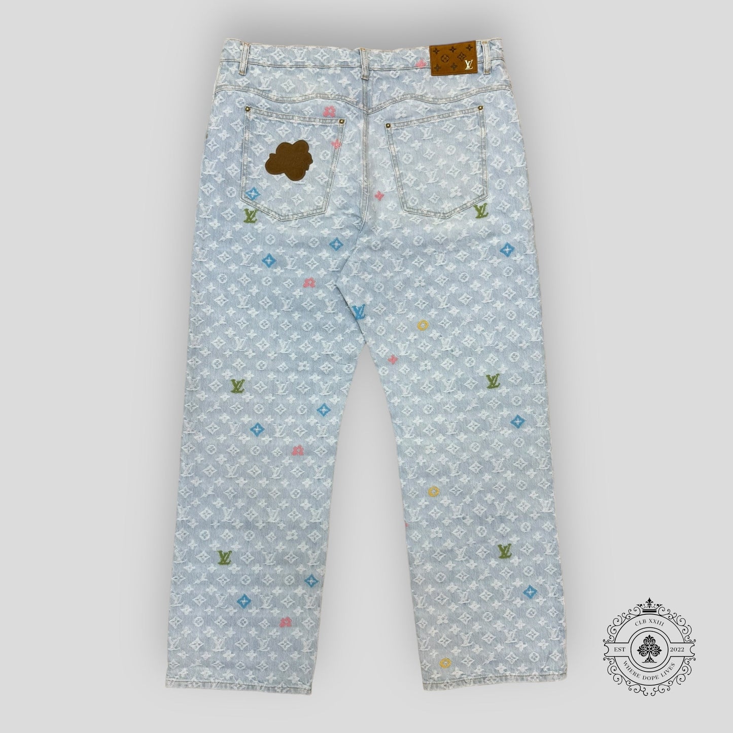 Louis Vuitton Monogram Craggy Denim Pants