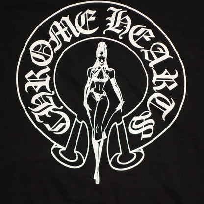 CHROME HEARTS DEADLY DOLL HOODIE - BLACK