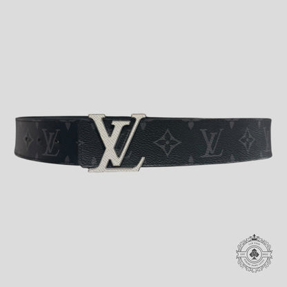 Louis Vuitton Monogram Eclipse Taigarama Belt in Black