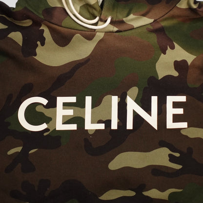 Celine Homme Logo Hoodie in Camouflage