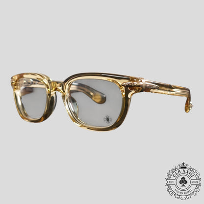 Chrome Hearts Drippin Glasses in Gold