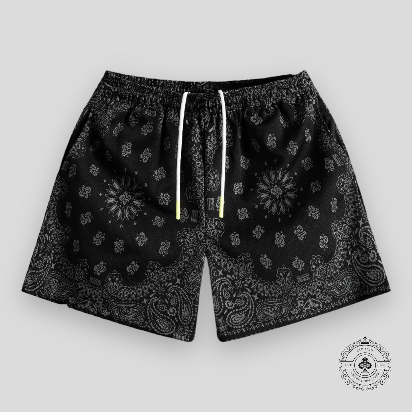 Bravest Studios Carbon Paisley Shorts
