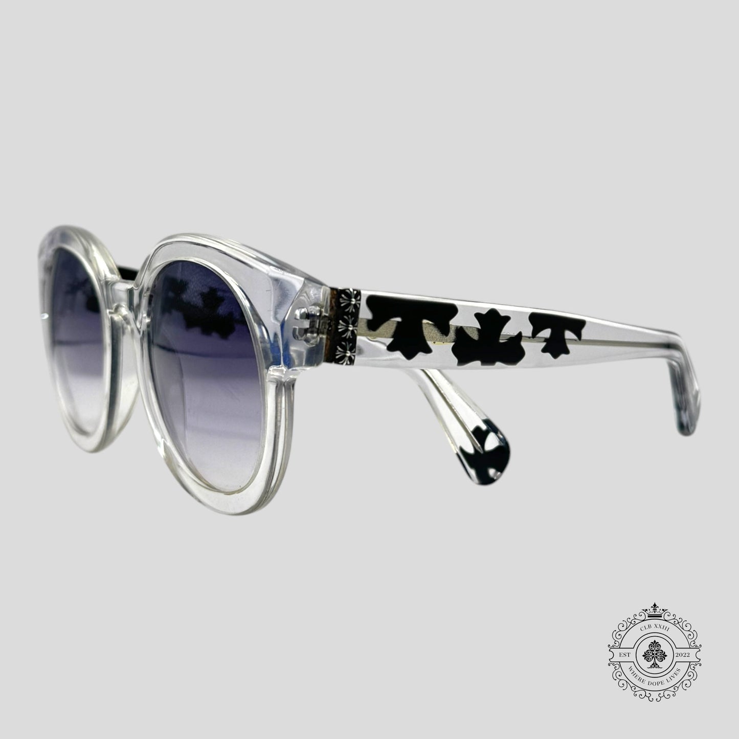 Chrome Hearts Vagtastic Sunglasses in Clear