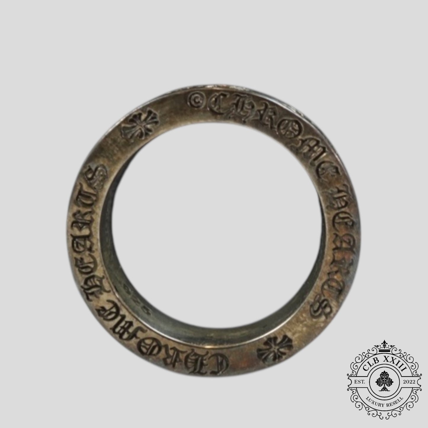 Chrome Hearts CH Forever Ring in Silver