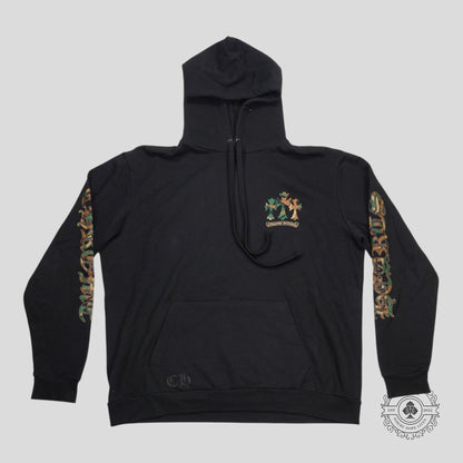 Chrome Hearts Triple Cross Hoodie in Black/Camo