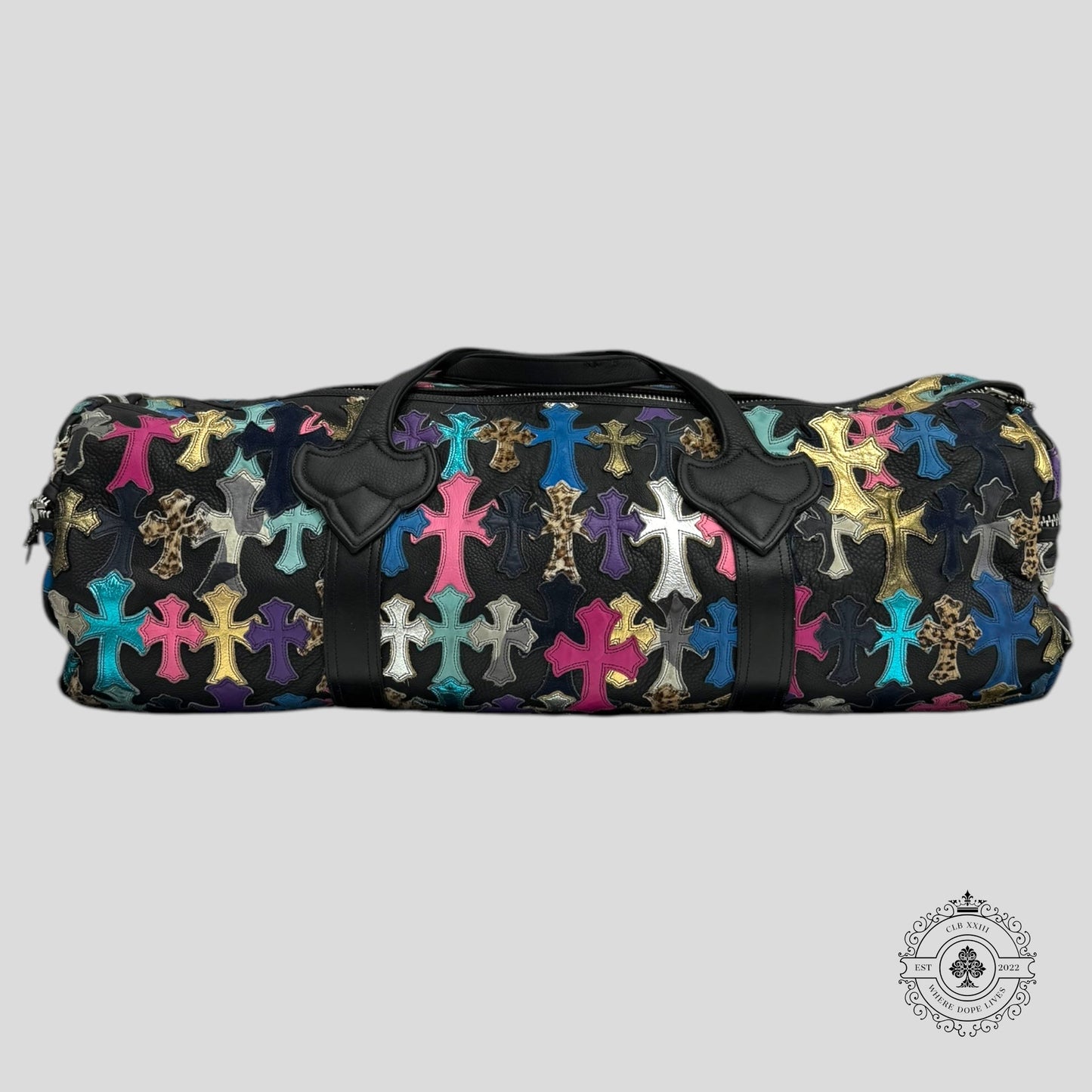Chrome Hearts XXL Cross Patch Duffle Bag